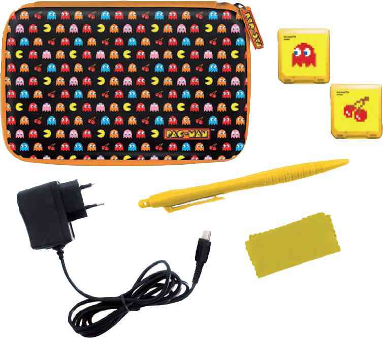 Kit 7 In 1 Color Pac-man 3ds Xl